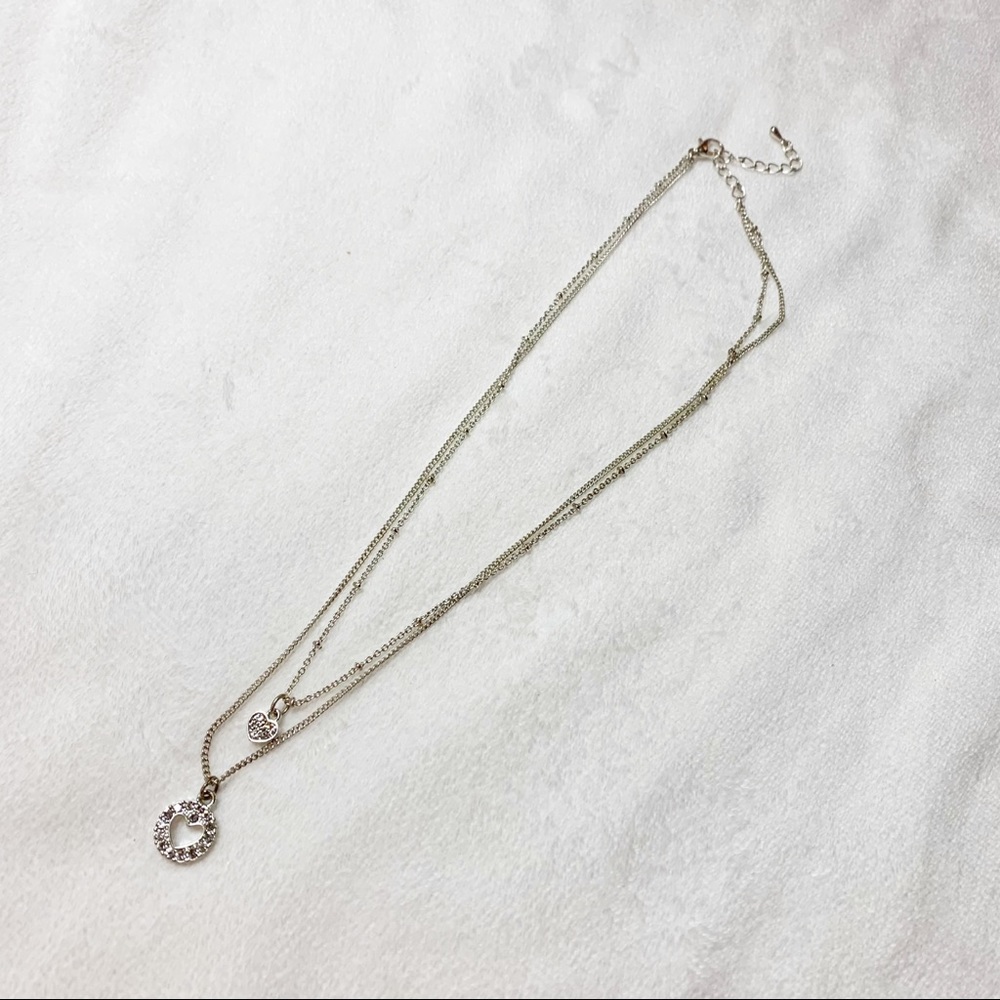 Layered Heart Necklace
